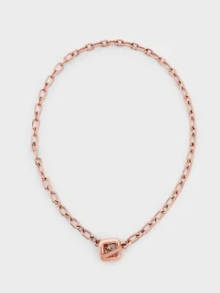Toggle-Clasp Chain-Link Necklace