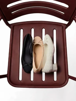 Tweed Bow Ballet Pumps
