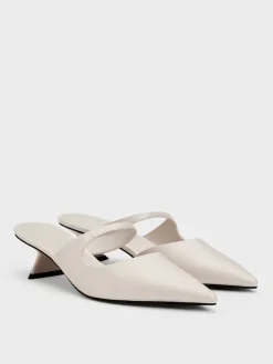 Vada Asymmetric Sculptural Heel Pumps
