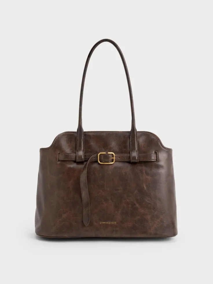 Victoria Belted Tote Bag