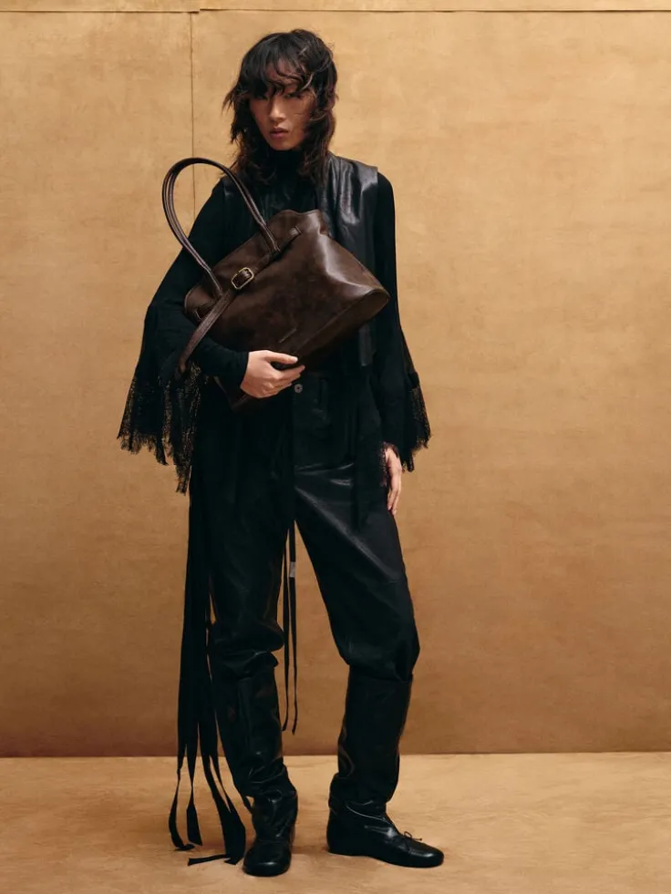 Victoria Belted Tote Bag