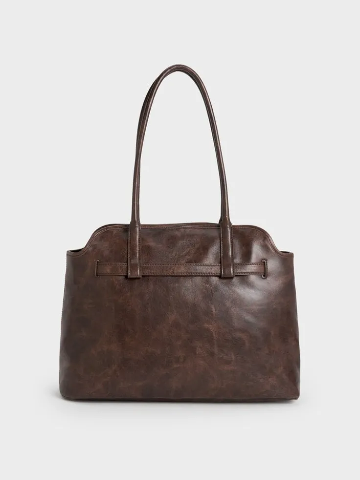 Victoria Belted Tote Bag