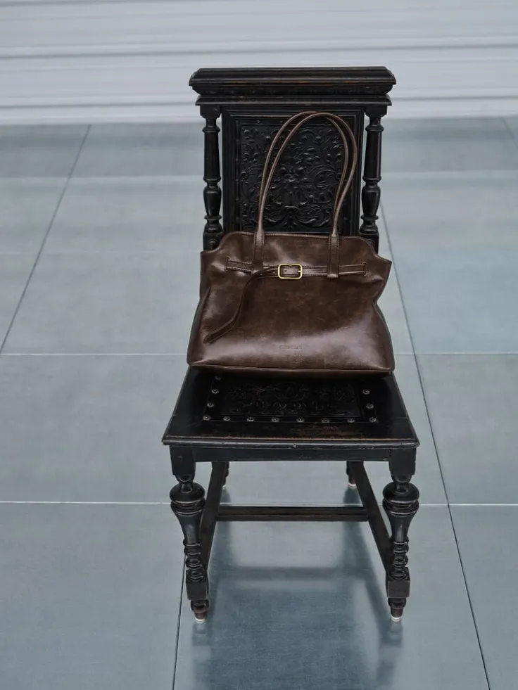 Victoria Belted Tote Bag