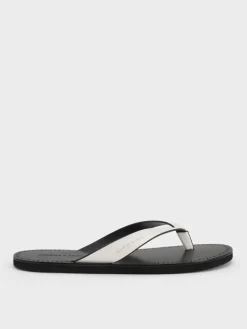 V-Strap Thong Sandals