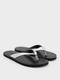 V-Strap Thong Sandals