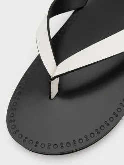 V-Strap Thong Sandals
