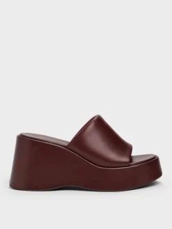 Wide-Strap Platform Wedges