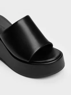 Wide-Strap Platform Wedges