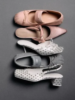 Winona Faux Suede Mary Jane Flats