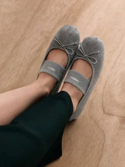 Winona Felt Mary Jane Flats