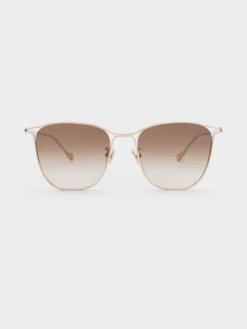 Wire Frame Butterfly Sunglasses