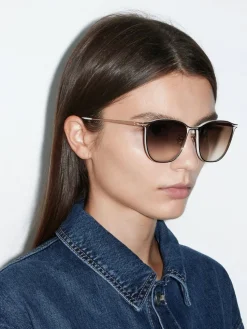 Wire Frame Butterfly Sunglasses