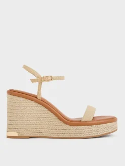 Woven Espadrille Wedges