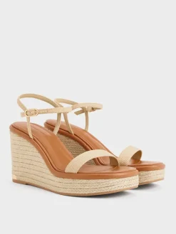 Woven Espadrille Wedges
