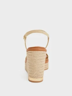 Woven Espadrille Wedges