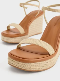 Woven Espadrille Wedges
