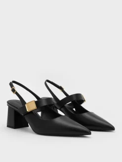 Yvette Mary Jane Slingback Pumps