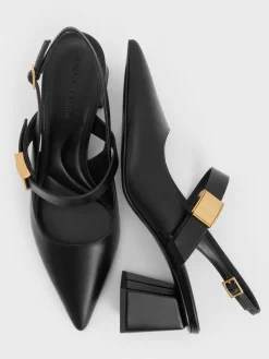 Yvette Mary Jane Slingback Pumps